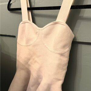 Women’s Cream Bustier Tank Top